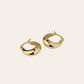 Gold hoop earrings